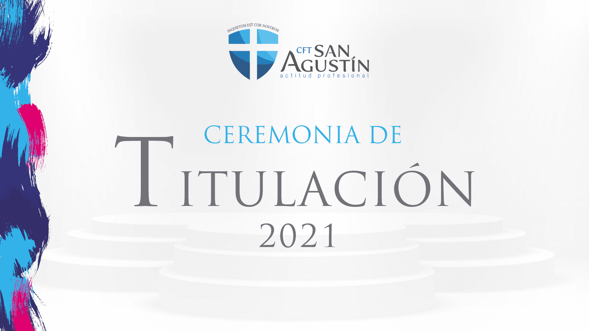 535 estudiantes del CFT San Agustín se titularon en emotivas ceremonias transmitidas por el canal institucional en YouTube